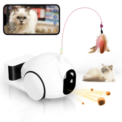 Self-Charging Pet Camera Treat Dispenser