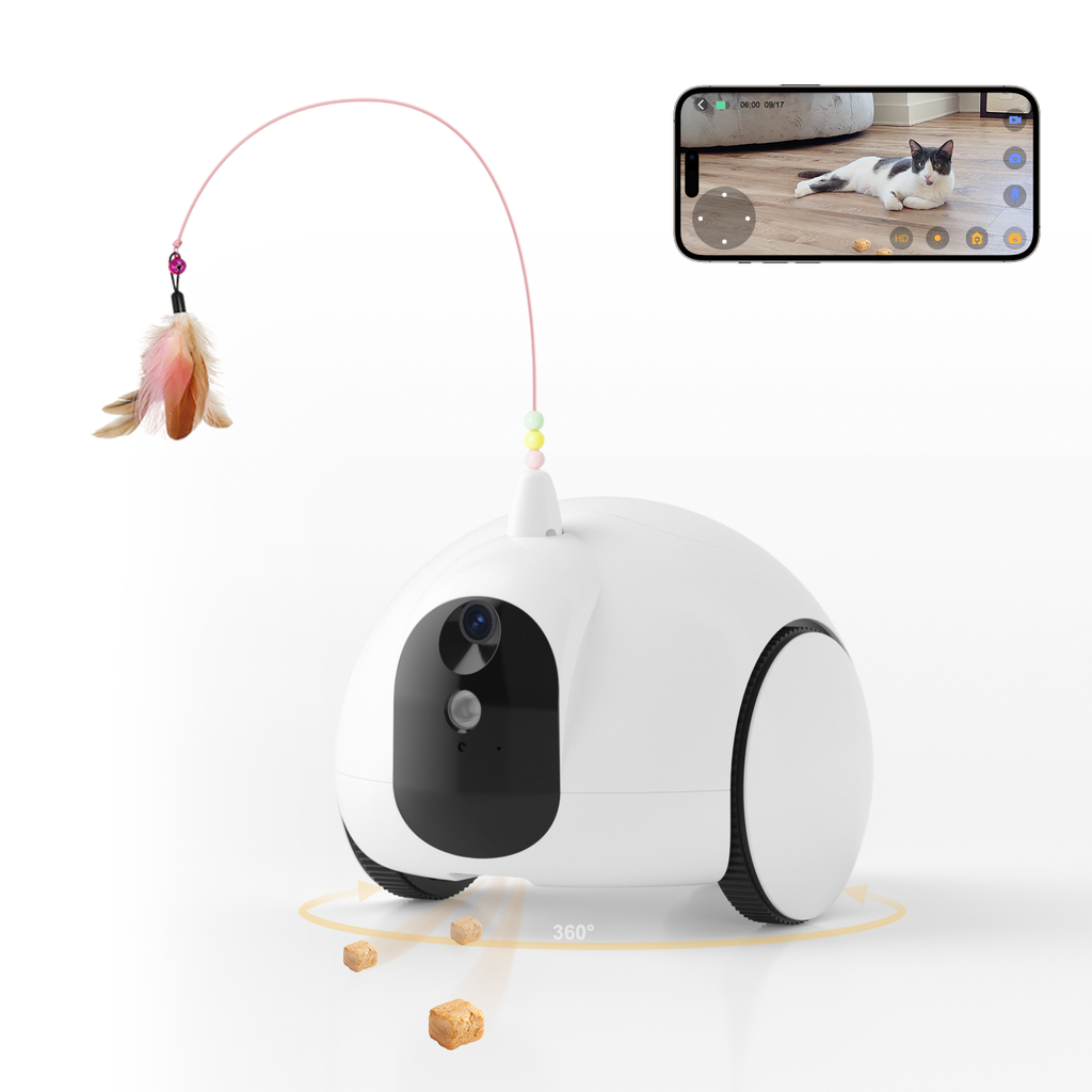 Paw-fect Present: The Pet Camera Treat Dispenser - A Heartwarming Gift for Pet Lovers