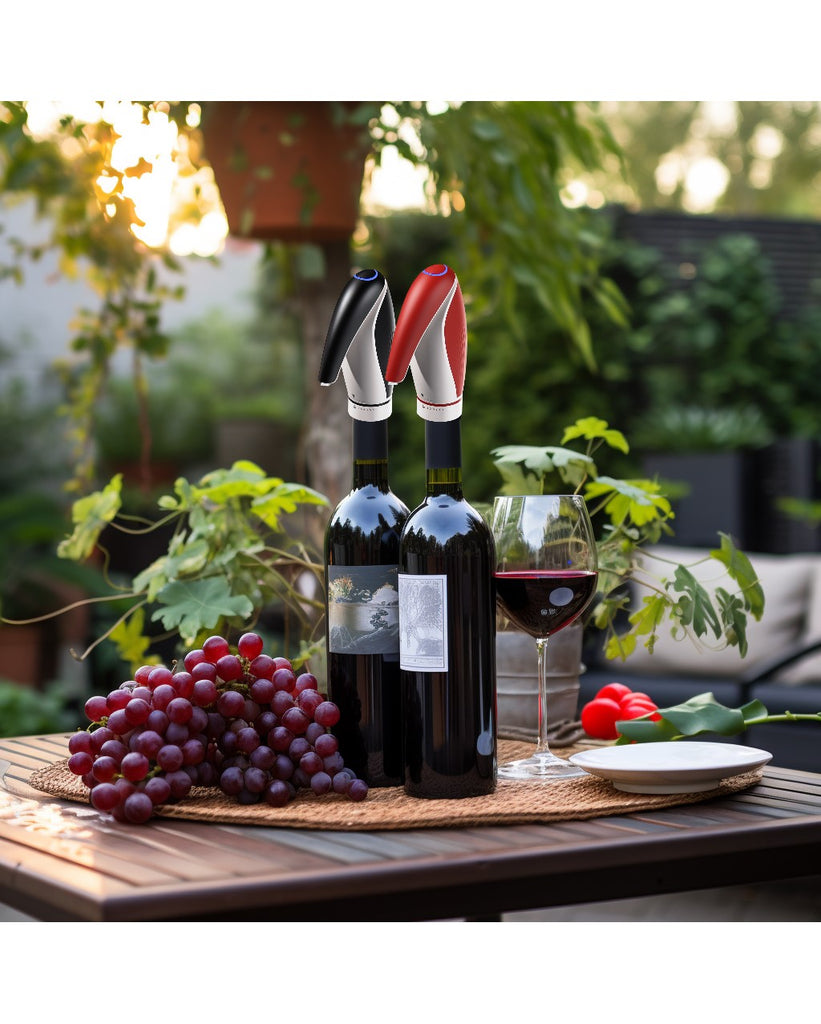 Triple-Purpose Elegance: The 3-in-1 Rechargeable Wine Decanter – Aerate, Preserve, and Serve in Style
