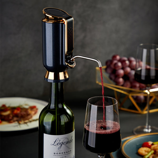 Smart Electric Wine Aerator - Red/Black, 1000pcs