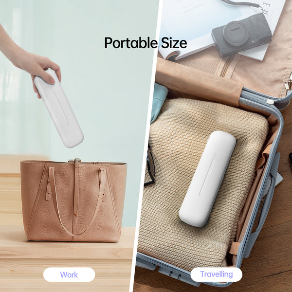 UV Toothbrush Sanitizer, Travel Cutlery Fork and Spoon UV Sanitizer Box