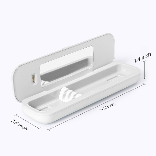 UV Toothbrush Sanitizer, Travel Cutlery Fork and Spoon UV Sanitizer Box