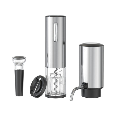 Electric Wine Decanter and Electric Wine Opener, Wine Foil Cutter, and Wine Stopper Vacuum Saver
