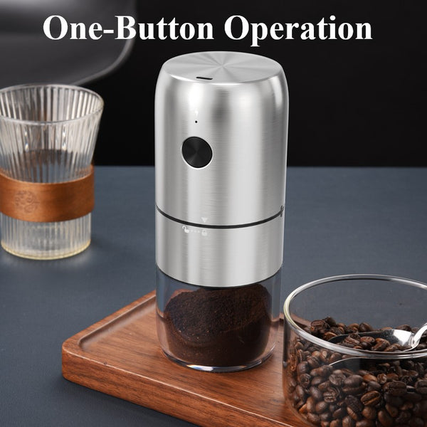 CorporateGiftPro Rechargeable Electric Coffee Bean and Spice Grinder, 1000pcs