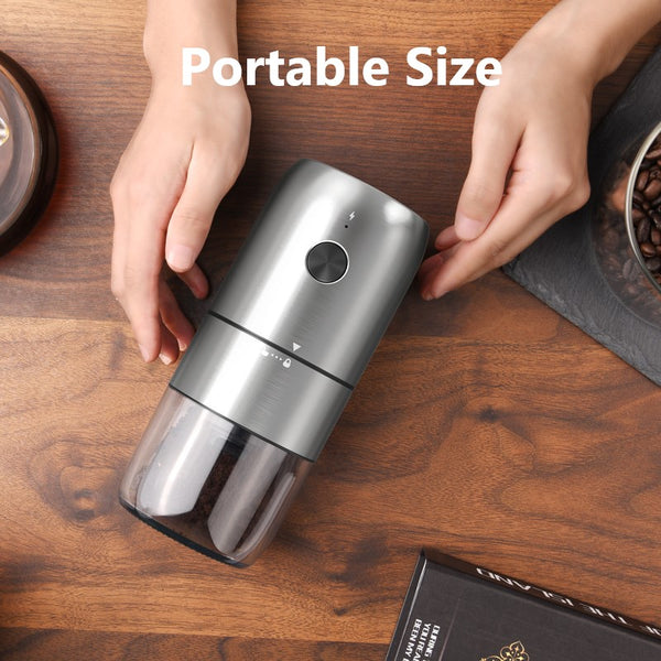 CorporateGiftPro Rechargeable Electric Coffee Bean and Spice Grinder, 1000pcs