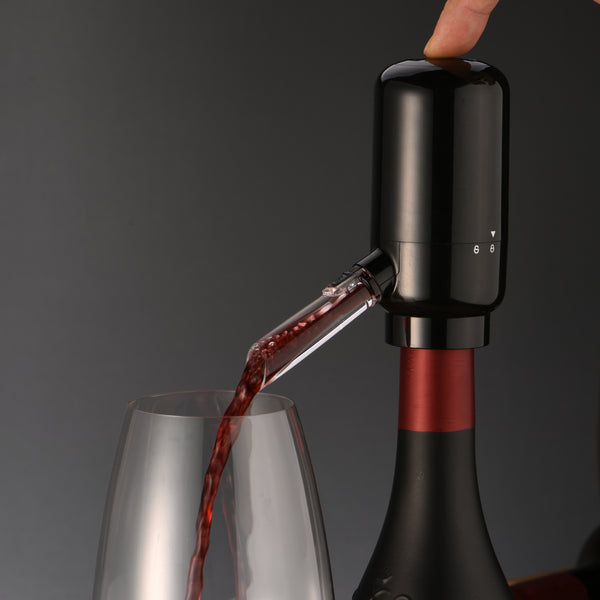 Electric Wine Decanter with Aerator and Display Stand