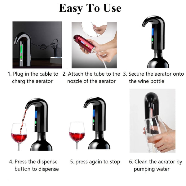 Electric Wine Aerator and Decanter