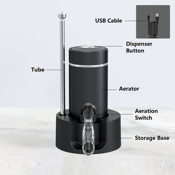 Rechargeable Electric Wine Aerator Decanter