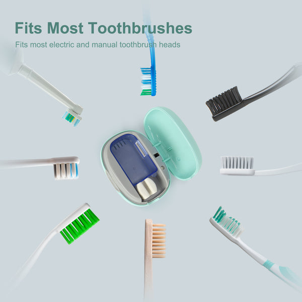 UV Toothbrush Sanitizer Case - Green