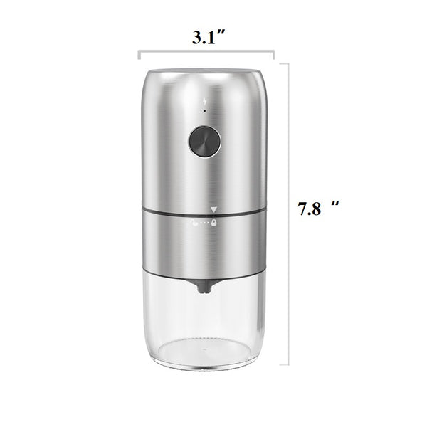CorporateGiftPro Rechargeable Electric Coffee Bean and Spice Grinder, 1000pcs