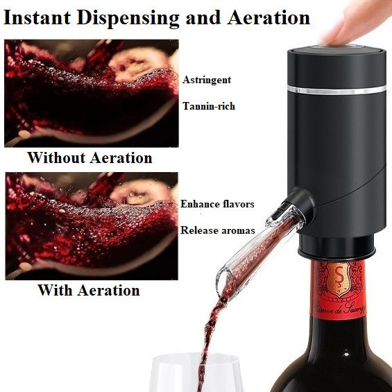 Rechargeable Electric Wine Aerator Decanter
