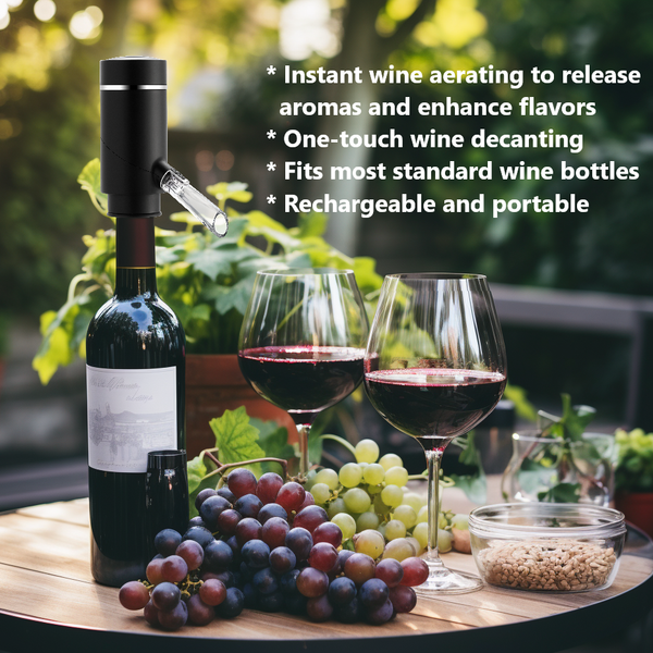 Rechargeable Electric Wine Aerator Decanter
