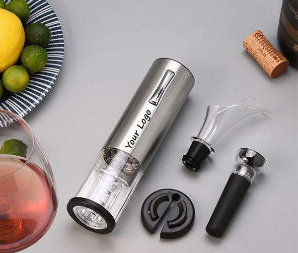 Electric Wine Opener Corkscrew, Foil Cutter, Wine Aerator, 2 Stopper, 1000pcs