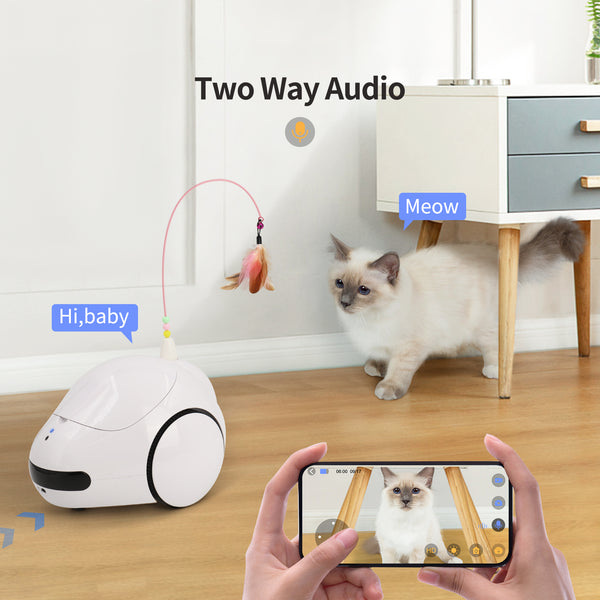 Pumpkii Self-Charging Smart Pet Camera Robot